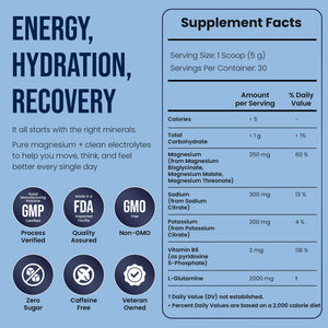 Triple Magnesium Electrolyte Powder Awave Life