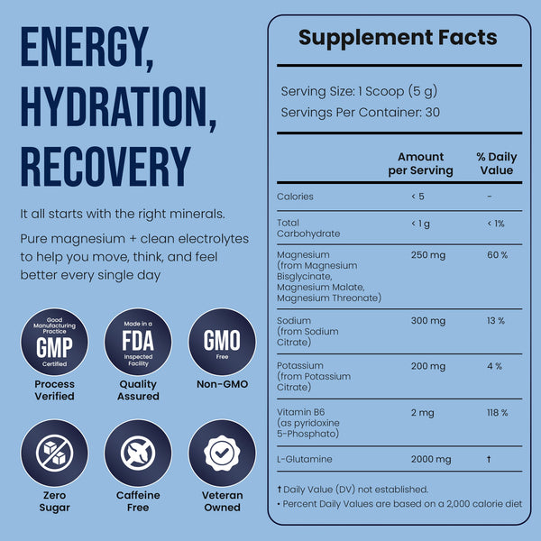 Triple Magnesium Electrolyte Powder Awave Life