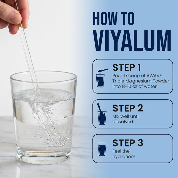 Triple Magnesium Electrolyte Powder Awave Life